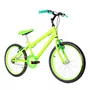 Bicicleta 20 Masculina Verde Claro Infantil  Aro Alumínio Verde