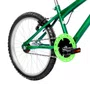 Bicicleta 20 Masculina Verde Escuro Infantil Aro Alumínio