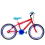 Bicicleta 20 Masculina Vermelha Infantil Aro Aero Azul