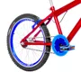 Bicicleta 20 Masculina Vermelha Infantil Aro Aero Azul