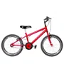 Bicicleta 20 Masculina Vermelha Infantil Aro Aero Preto