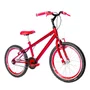 Bicicleta 20 Masculina Vermelha Infantil Aro Aero Vermelho