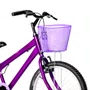 Bicicleta 20 Feminina Violeta Infantil Aro Alumínio