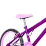 Bicicleta 20 Feminina Violeta Infantil Aro Alumínio Rosa