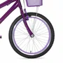 Bicicleta 20 Feminina Violeta Infantil Aro Aero Lilás