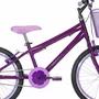 Bicicleta 20 Feminina Violeta Infantil Aro Aero Lilás
