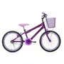 Bicicleta 20 Feminina Violeta Infantil Aro Aero Lilás
