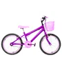 Bicicleta 20 Feminina Violeta Infantil Aro Aero Rosa