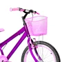 Bicicleta 20 Feminina Violeta Infantil Aro Aero Rosa