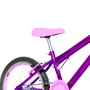Bicicleta 20 Feminina Violeta Infantil Aro Aero Rosa