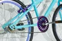 Bicicleta 24 Feminina Azul Claro Aro Aero Lilás