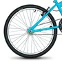 Bicicleta 24 Feminina Azul Claro Aro Alumínio
