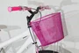 Bicicleta 24 Feminina Branca Aro Alumínio Rosa