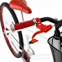 Bicicleta 24 Feminina Branca Aro Alumínio Vermelho