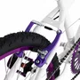Bicicleta 24 Feminina Branca Aro Alumínio Violeta