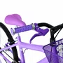 Bicicleta 24 Feminina Lilas Aro Aero Lilás