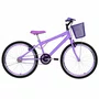 Bicicleta 24 Feminina Lilas Aro Aero Lilás