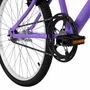 Bicicleta 24 Feminina Lilas Aro Alumínio