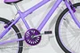 Bicicleta 24 Feminina Lilas Aro Alumínio Lilás