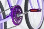 Bicicleta 24 Feminina Lilas Aro Alumínio Lilás