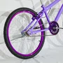 Bicicleta 24 Feminina Lilas Aro Alumínio Violeta