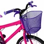 Bicicleta 24 Feminina Pink Aro Aero Violeta