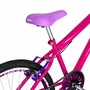 Bicicleta 24 Feminina Pink Aro Aero Violeta