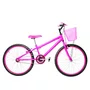 Bicicleta 24 Feminina Pink Aro Alumínio Pink