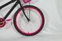 Bicicleta 24 Feminina Preta Aro Alumínio Pink