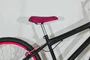Bicicleta 24 Feminina Preta Aro Alumínio Pink