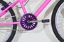 Bicicleta 24 Feminina Rosa Aro Alumínio Lilás