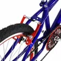 Bicicleta 24 Masculina Azul Aro Aero Vermelho
