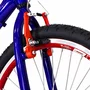 Bicicleta 24 Masculina Azul Aro Aero Vermelho