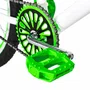 Bicicleta 24 Masculina Branca Aro Aero Verde Neon