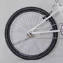 Bicicleta 24 Masculina Branca Aro Alumínio Preto