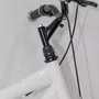 Bicicleta 24 Masculina Branca Aro Alumínio Preto