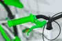 Bicicleta 24 Masculina Branca Aro Alumínio Verde Neon