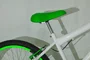 Bicicleta 24 Masculina Branca Aro Alumínio Verde Neon
