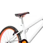 Bicicleta 24 Masculina Branca Aro Alumínio Laranja