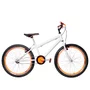 Bicicleta 24 Masculina Branca Aro Aero Laranja