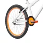 Bicicleta 24 Masculina Branca Aro Aero Laranja