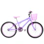 Bicicleta 24 Feminina Lilas Aro Aero Rosa
