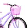 Bicicleta 24 Feminina Lilas Aro Aero Rosa