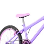 Bicicleta 24 Feminina Lilas Aro Aero Rosa