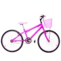 Bicicleta 24 Feminina Pink Aro Alumínio Rosa