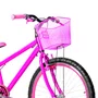 Bicicleta 24 Feminina Pink Aro Aero Pink