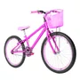 Bicicleta 24 Feminina Pink Aro Aero Rosa