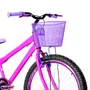 Bicicleta 24 Feminina Pink Aro Aero Violeta