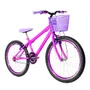 Bicicleta 24 Feminina Pink Aro Aero Violeta