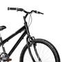 Bicicleta 24 Masculina Preta Aro Alumínio Preto